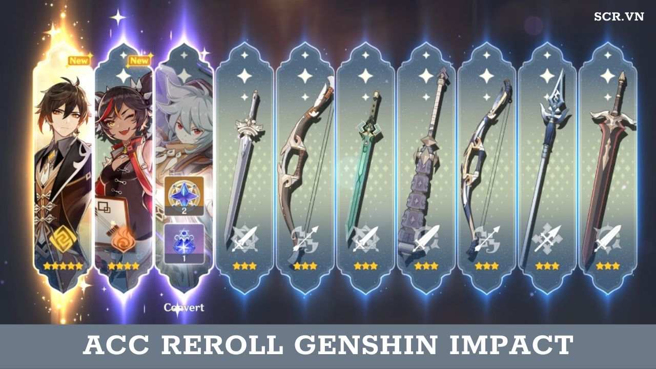 ACC Reroll Genshin