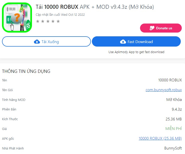 Hack Free Robux 10,000 - APK MOD v9.4.3z