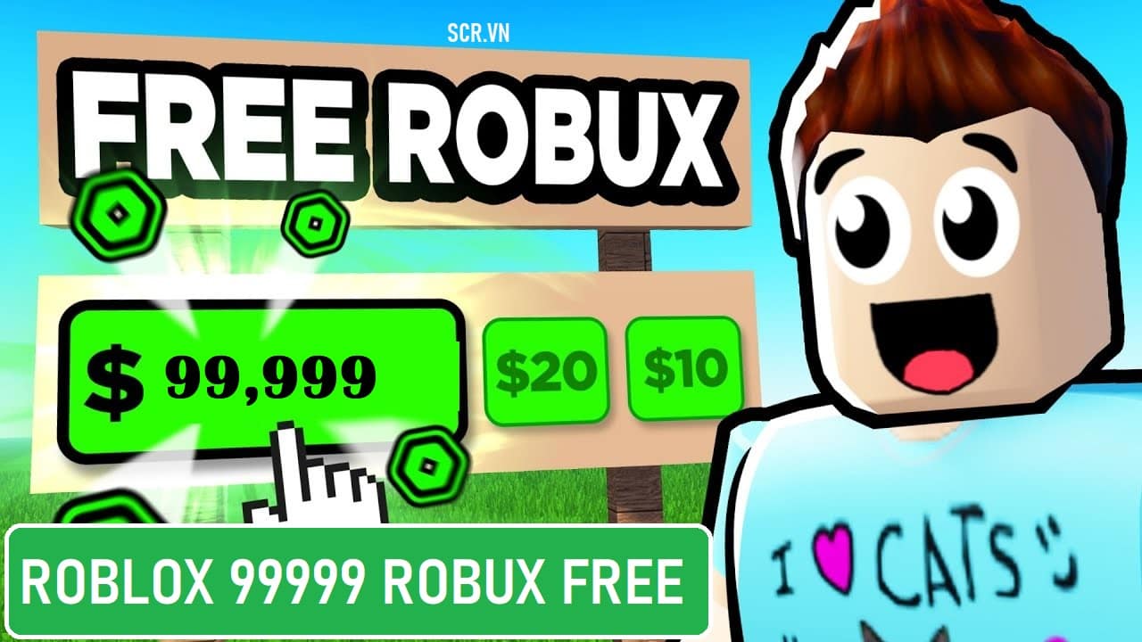 Roblox 99999 Robux Free