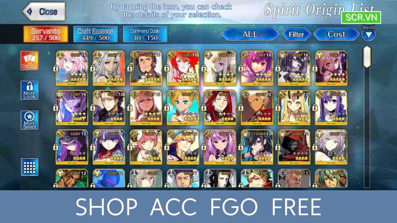 Shop ACC FGO Free