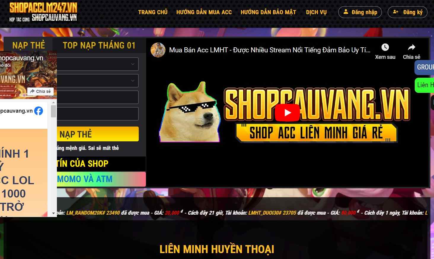 Shop Shopacclm247.vn