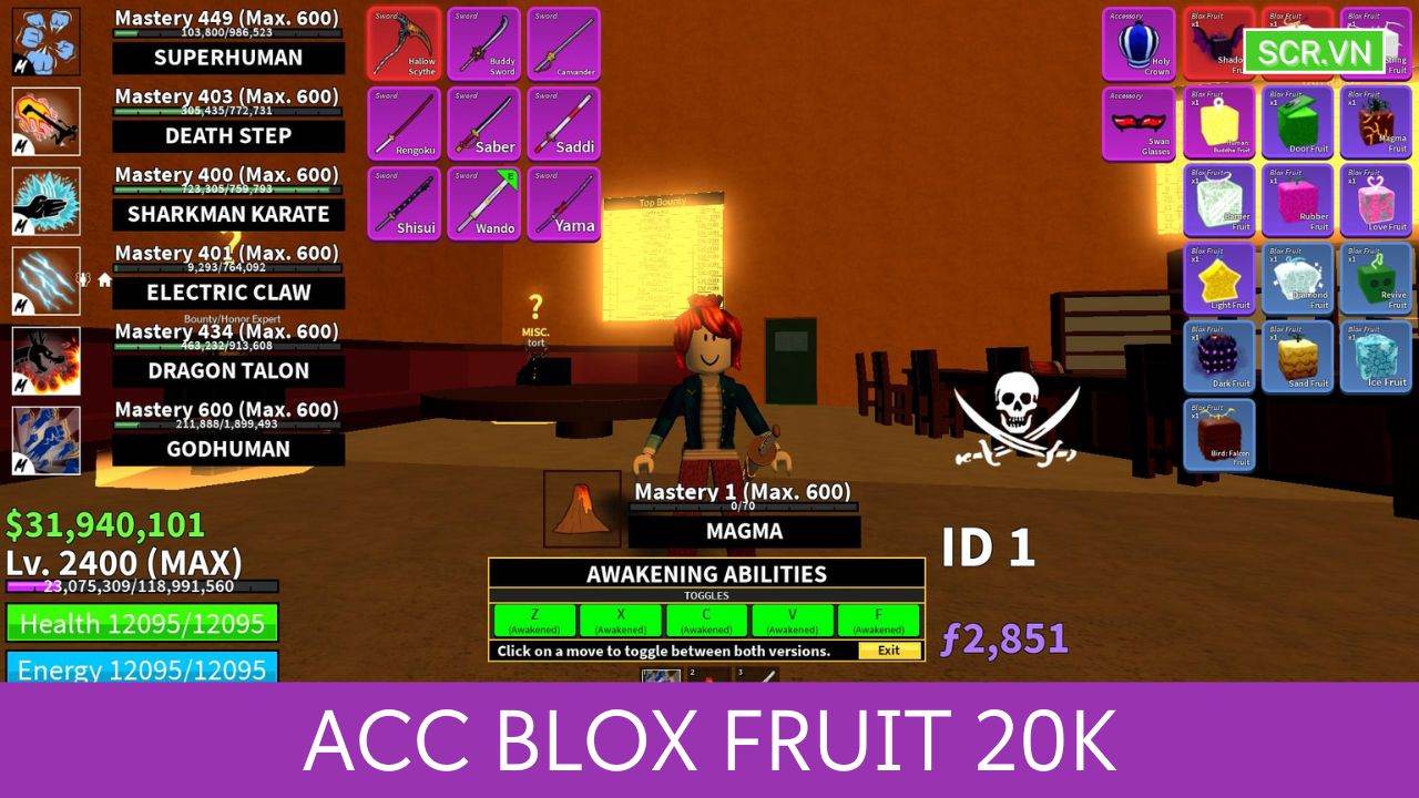 ACC Blox Fruit 20K Free