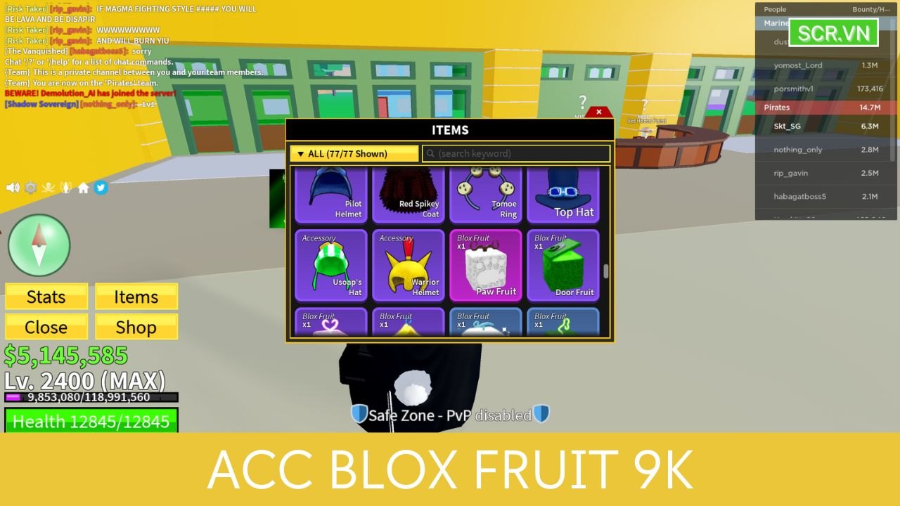ACC Blox Fruit 9K
