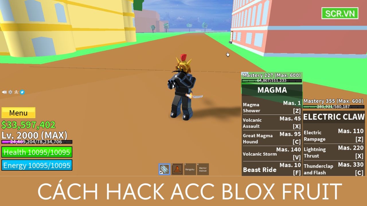 Cách Hack ACC Blox Fruit