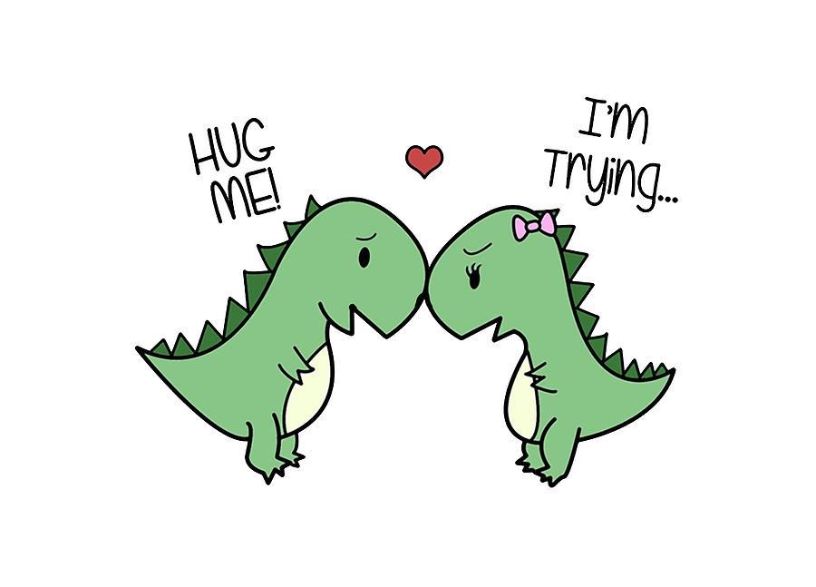 Cặp đôi avatar khủng long cute mới nhất