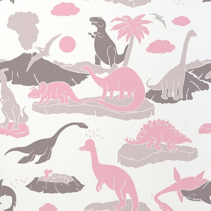 Hình ảnh khủng long cute màu hồng HD dễ thương