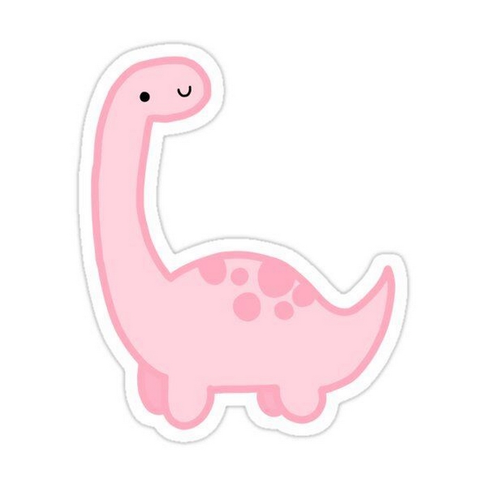 Hình ảnh khủng long cute màu hồng HD mới nhất