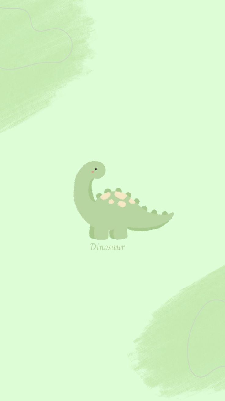 Hình ảnh khủng long cute màu xanh HD