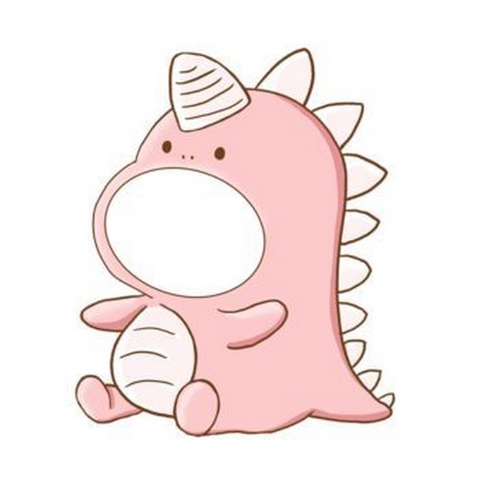 Hình avatar khủng long hồng dễ thương nhất