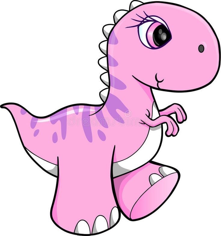 Hình avatar khủng long hồng siêu dễ thương