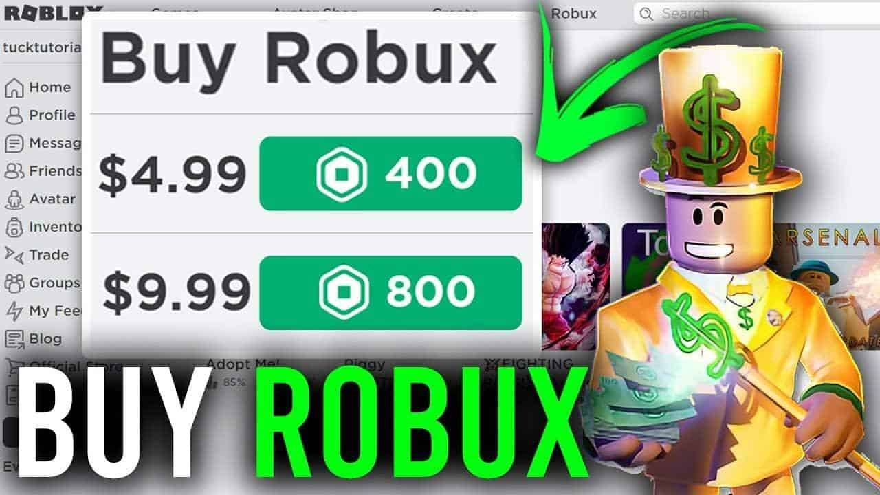 Hình nạp robux game