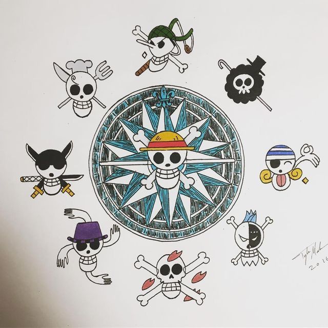 Logo Các Băng Hải Tặc Trong One Piece Độc Lạ