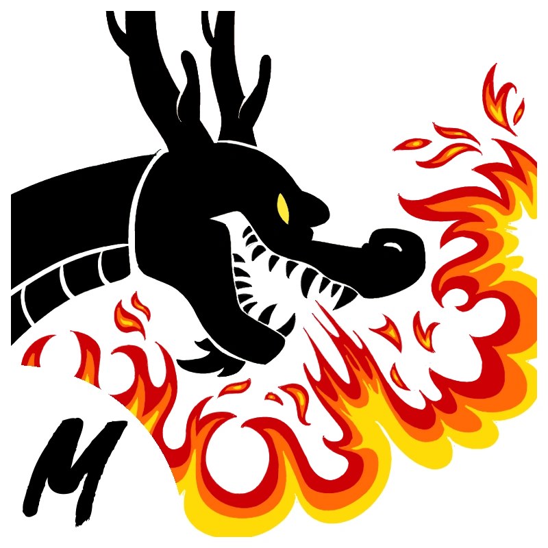 Mẫu hình ảnh logo game Blox Fruits Dragon