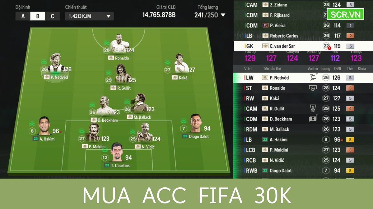Mua ACC FIFA 30K