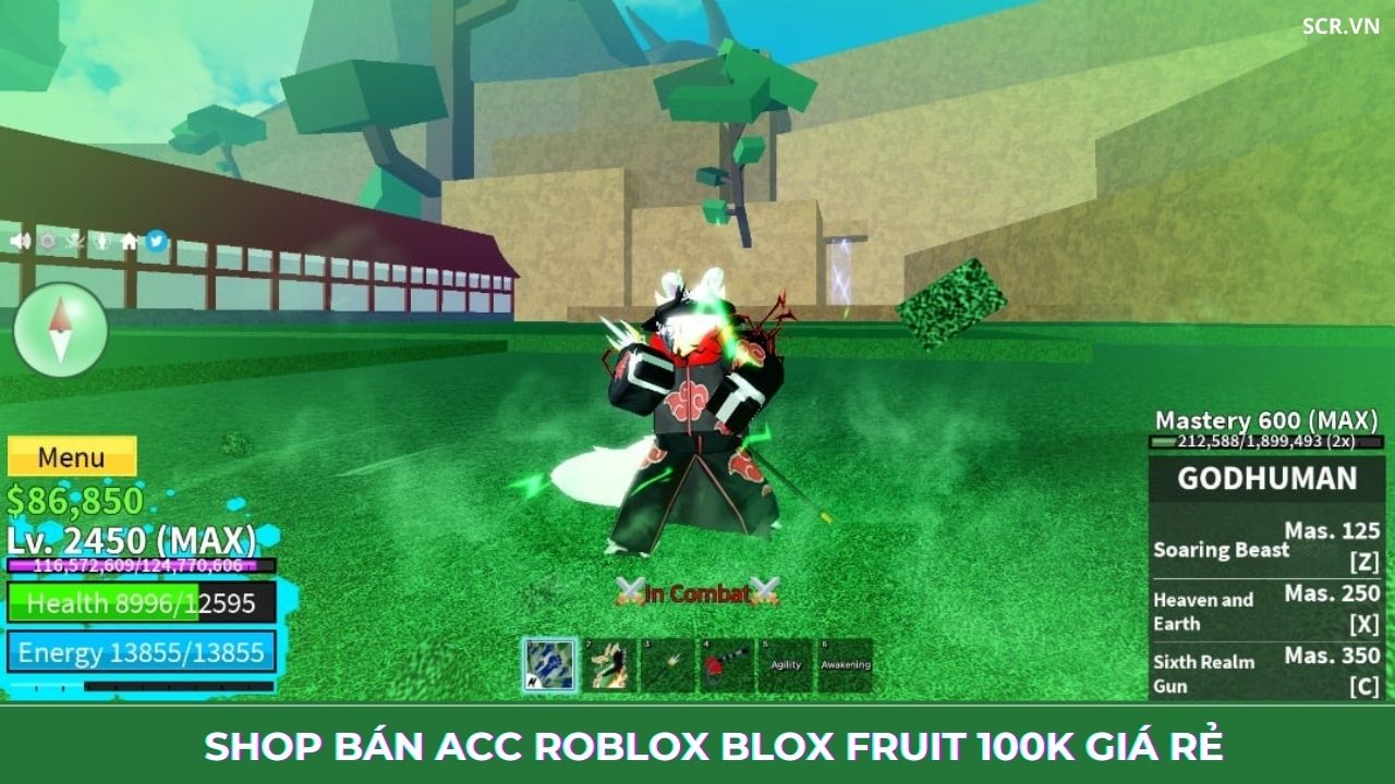 Shop Bán ACC Roblox Blox Fruit 100K