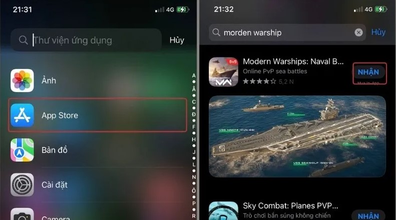 Tải game Modern Warships về máy