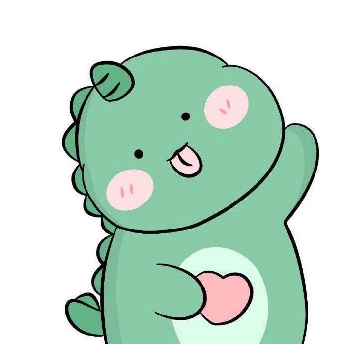 Top avatar khủng long cute dễ thương