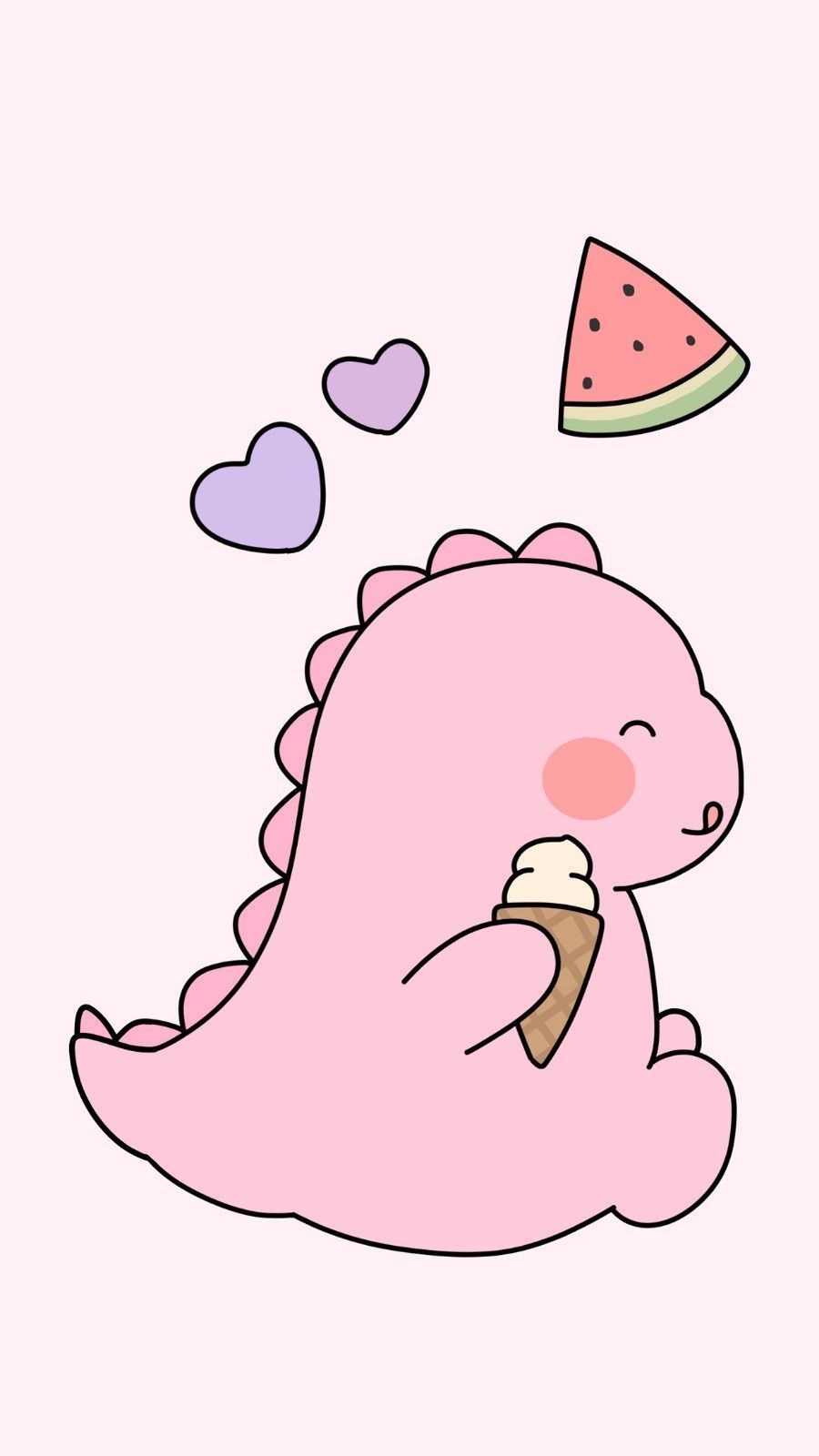 Top hình ảnh khủng long cute màu hồng đẹp đáng yêu
