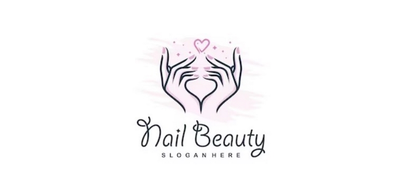 Ảnh logo nails beauty siêu đỉnh