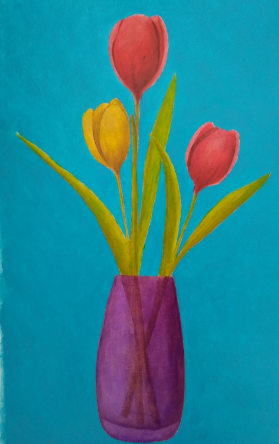 Hình Ảnh Vẽ Bông Tulip Đơn Giản Nhất