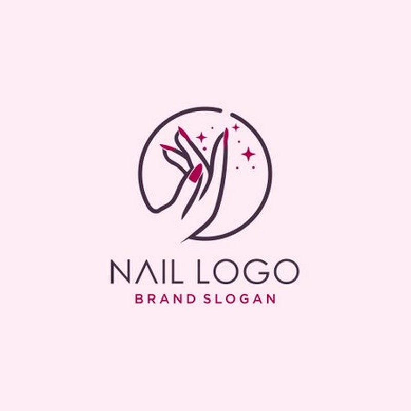 Hình logo nails độc chất