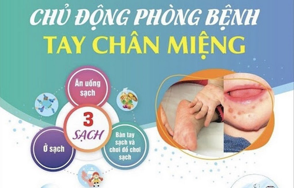 Mẫu hình ảnh tuyên truyền bệnh tay chân miệng