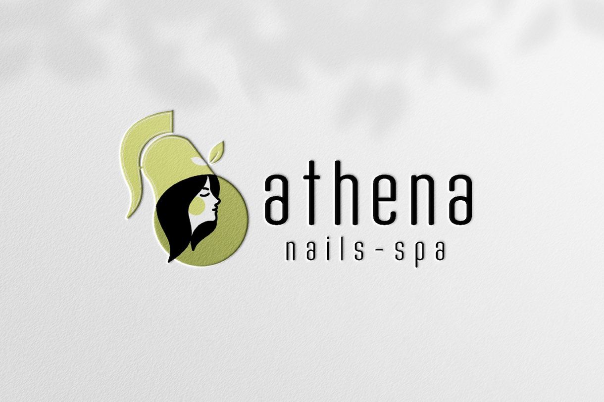 Mẫu logo nails spa ấn tượng