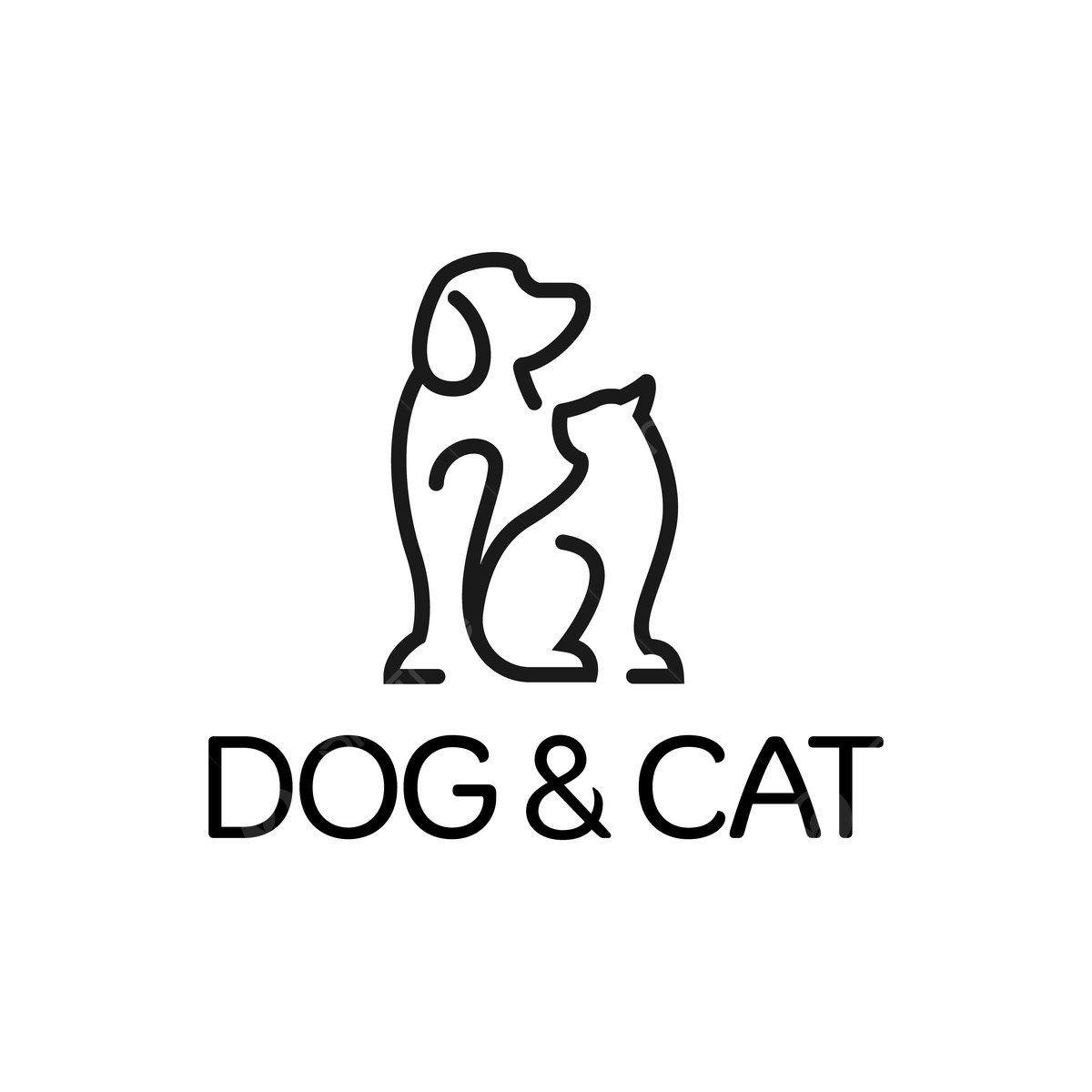 Mẫu thiết kế logo chó mèo cute nhất