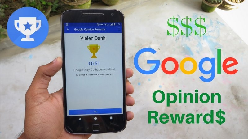 Nhận Quân Huy Miễn Phí - Google Opinion Rewards