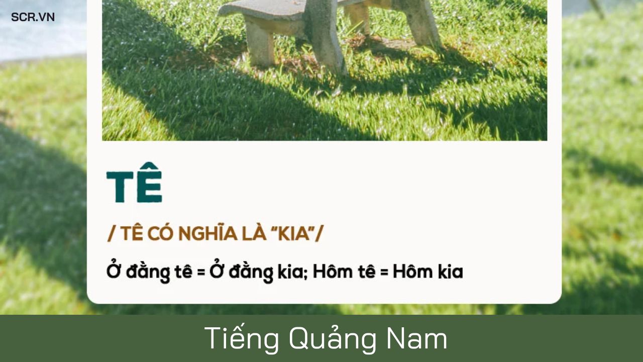 Tiếng Quảng Nam