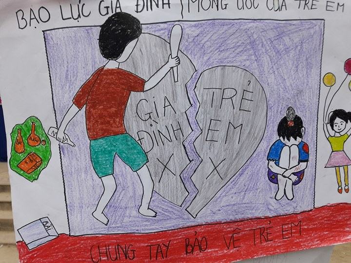 Tranh Chung Tay Bảo Vệ Trẻ Em