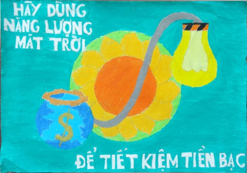 Tranh tiết kiệm năng lượng truyền cảm hứng