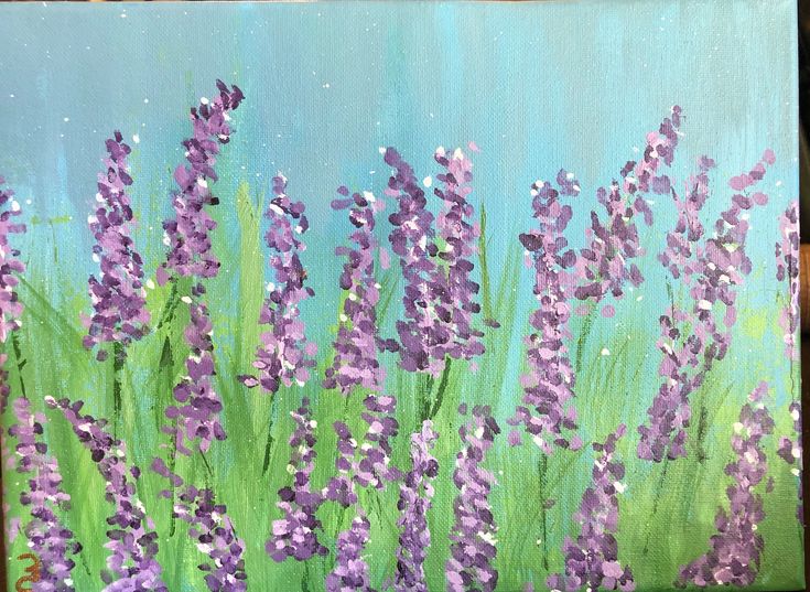 Vẽ Vườn Hoa Lavender Thu Hút Nhất